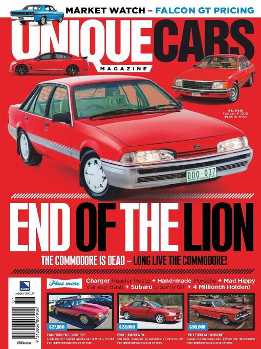 Cover image for Unique Cars Australia